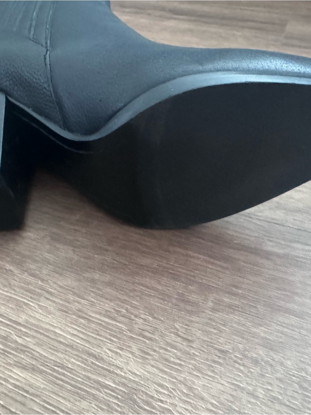 NWT Marc Fisher Alva Black Block Heel Ankle Booties - Picture 4 of 7
